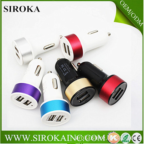 2017 Wholesale 5V 2.1A Portable Dual USB Car Charger